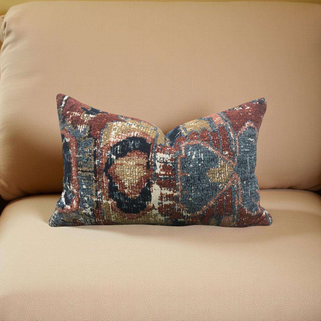 Old Taggington Jasper 12X18" Knife Edge Decorative Lumbar Pillow