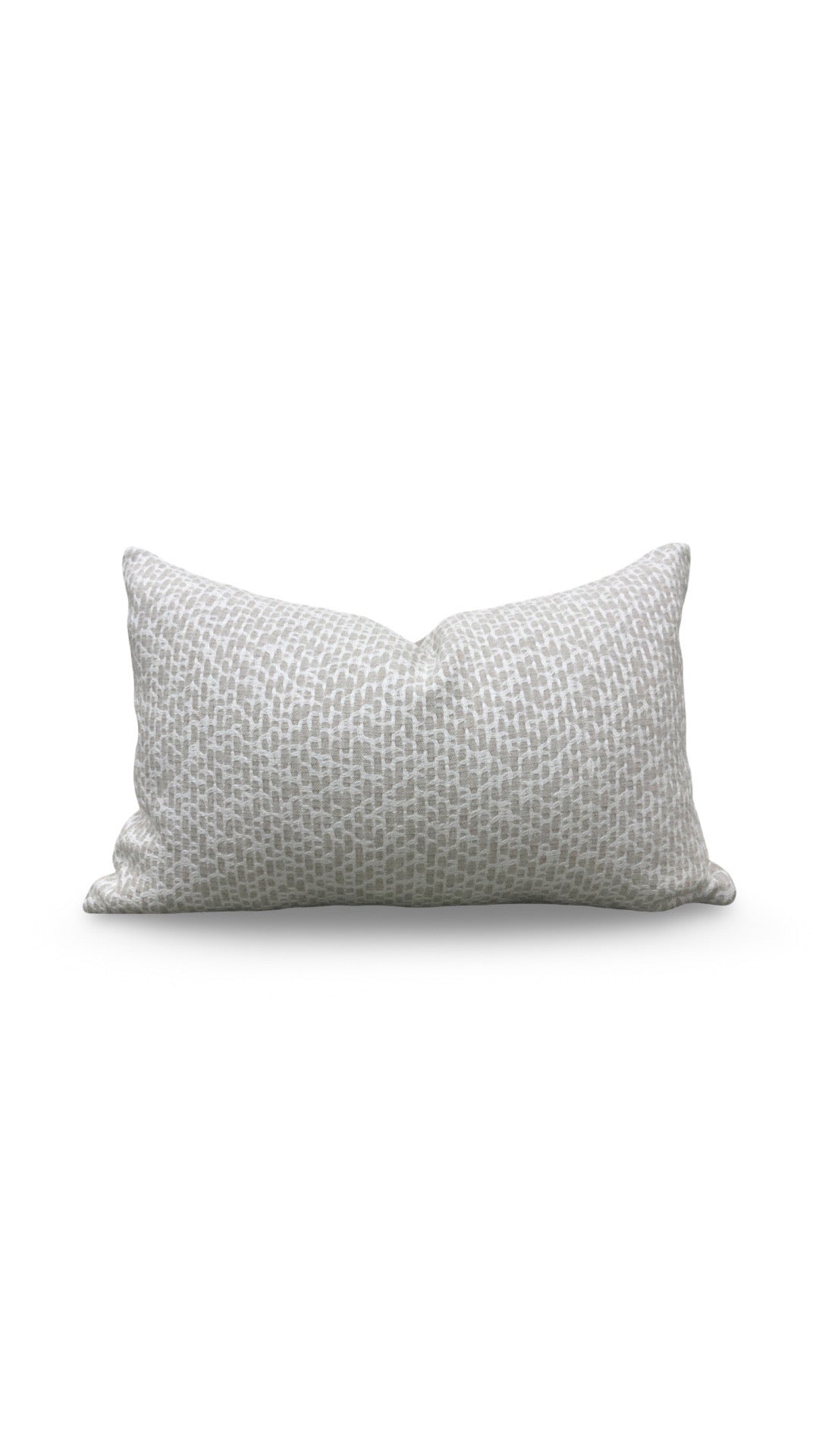 Rogers & Goffigon Lumbar Pillow Dialogues Frieze 12x18" Knife Edge Cover