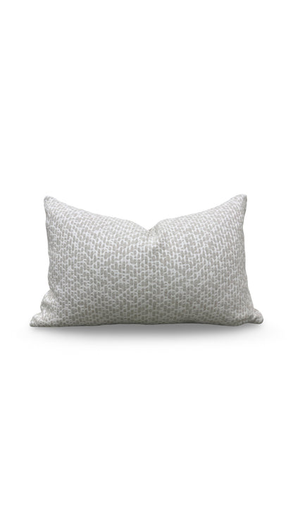 Rogers & Goffigon Lumbar Pillow Dialogues Frieze 12x18" Knife Edge Cover