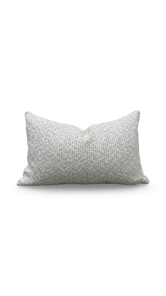 Rogers & Goffigon Lumbar Pillow Dialogues Frieze 12x18" Knife Edge Cover
