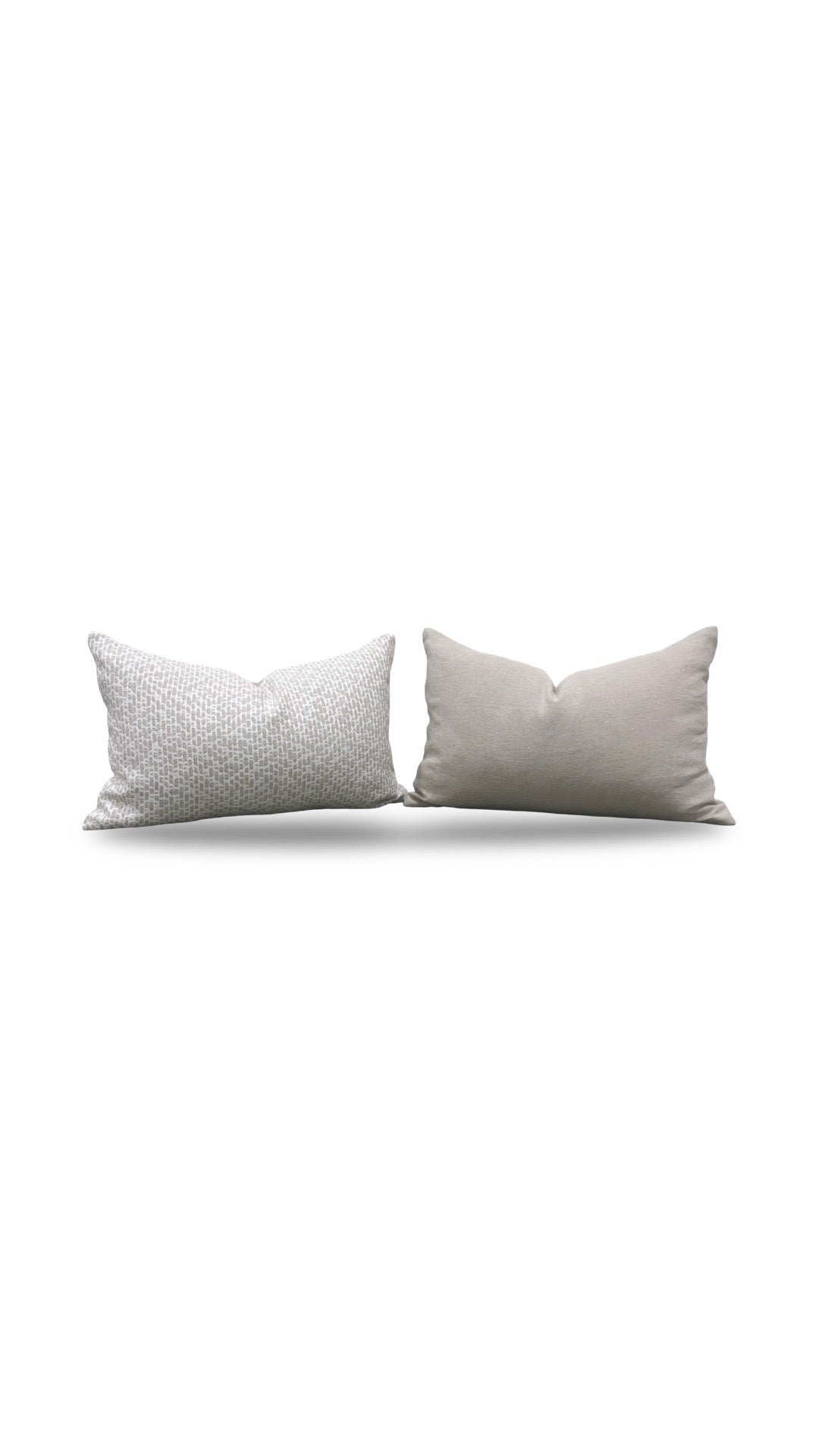 Rogers & Goffigon Lumbar Pillow Dialogues Frieze 12x18" Knife Edge Cover