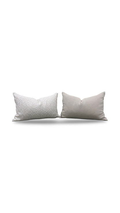 Rogers & Goffigon Lumbar Pillow Dialogues Frieze 12x18" Knife Edge Cover