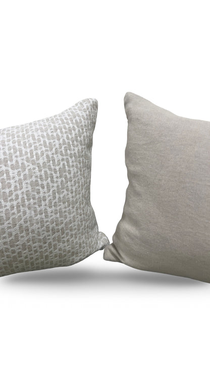 Rogers & Goffigon Lumbar Pillow Dialogues Frieze 12x18" Knife Edge Cover
