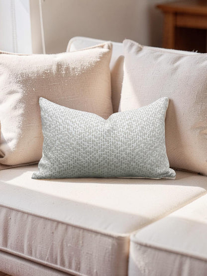 Rogers & Goffigon Lumbar Pillow Dialogues Frieze 12x18" Knife Edge Cover