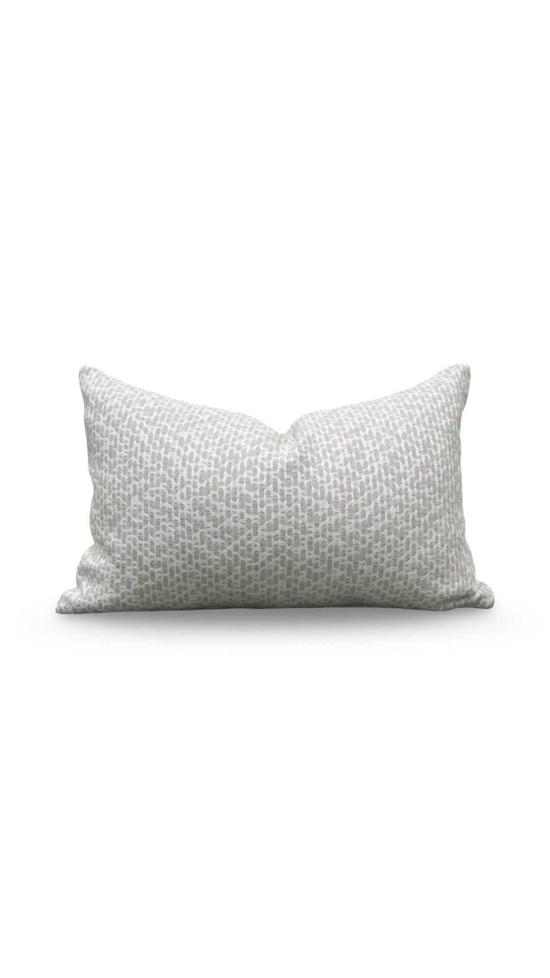 Rogers & Goffigon Lumbar Pillow Dialogues Frieze 12x18" Knife Edge Cover