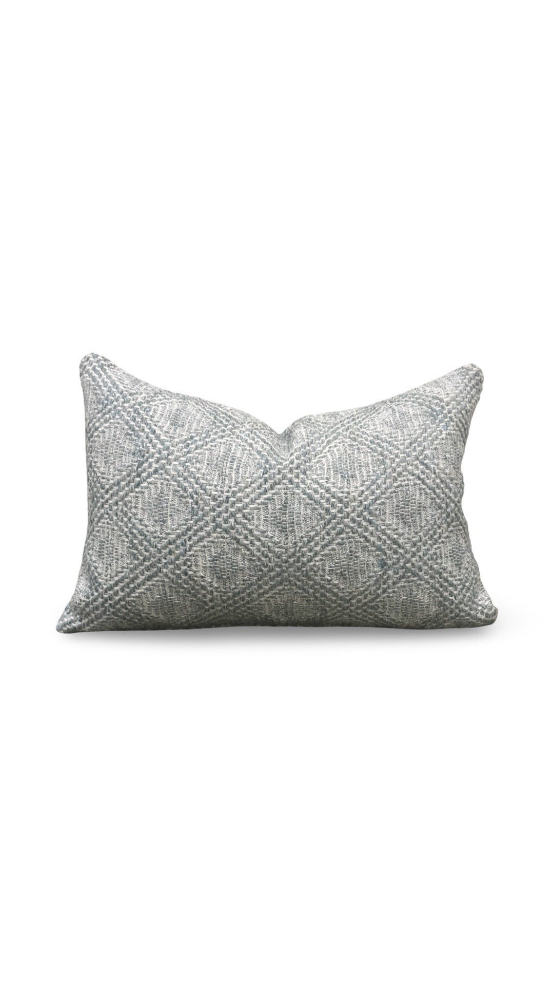 Rogers & Goffigon Fabric Lumbar Pillow Trapunta Berg 12x18" Knife Edge Cover