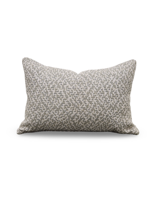 Rogers & Goffigon Lumbar Pillow Dialogues Jungle 12x18" Knife Edge Cover