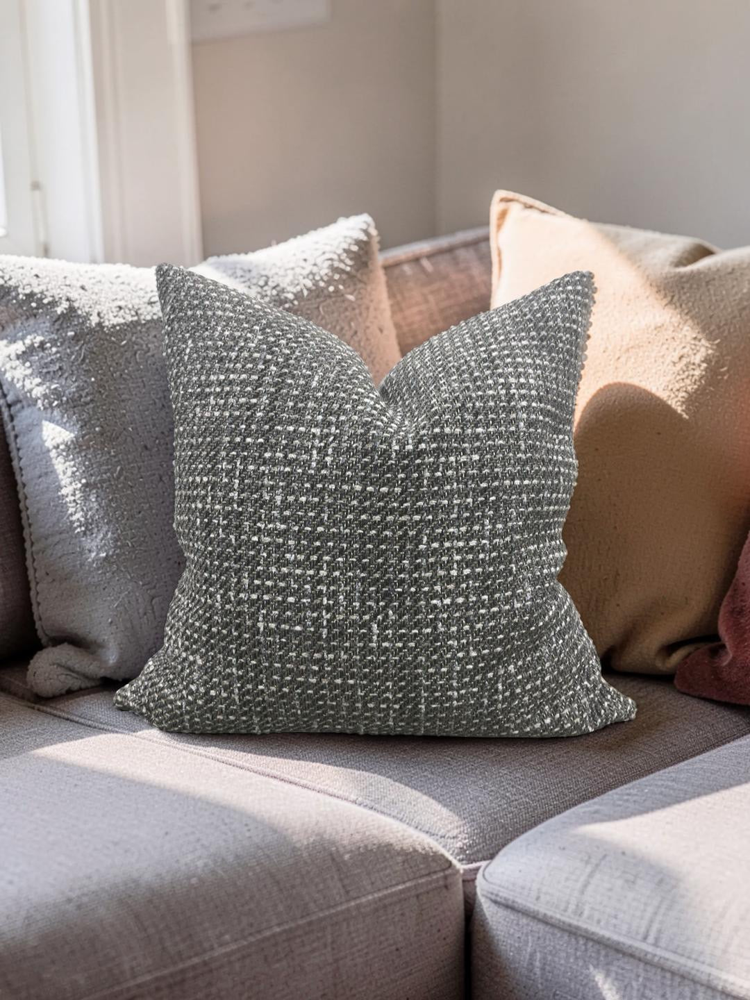 Decorative Pillow Ariana Umber 20x20" Knife Edge Cover