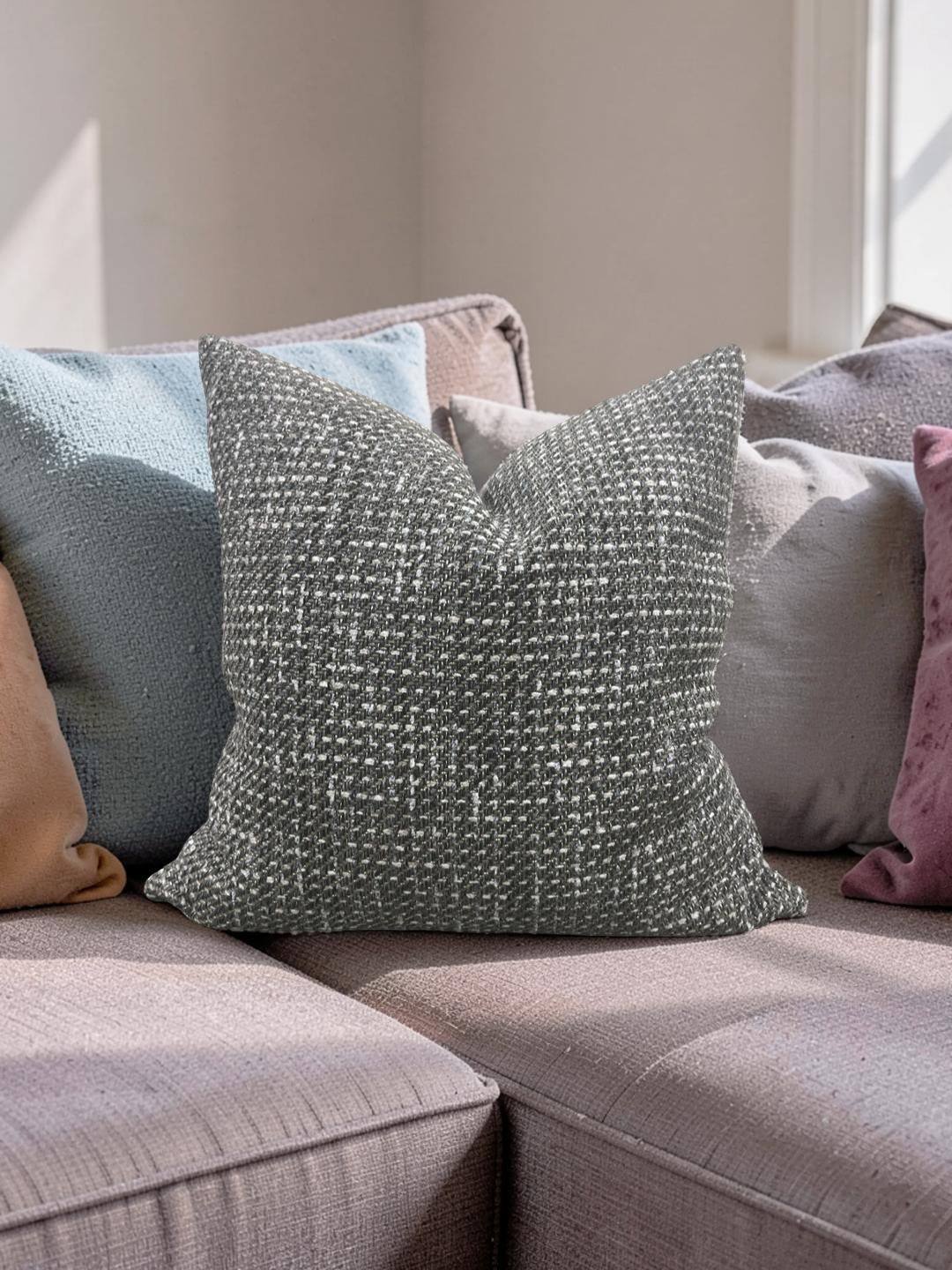 Decorative Pillow Ariana Umber 20x20" Knife Edge Cover