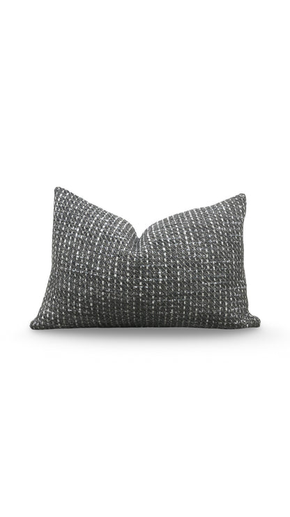 Lumbar Pillow Ariana Umber 12x18" Knife Edge Cover