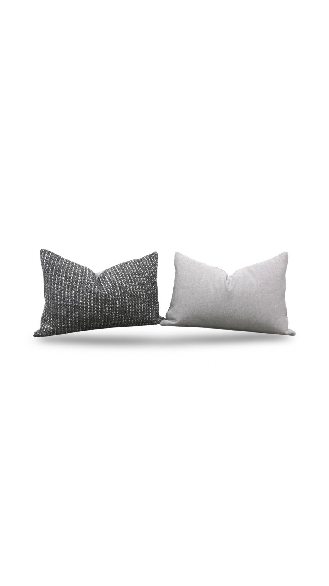 Lumbar Pillow Ariana Umber 12x18" Knife Edge Cover
