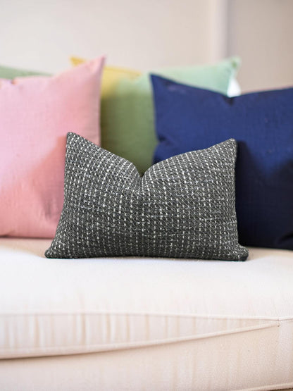 Lumbar Pillow Ariana Umber 12x18" Knife Edge Cover