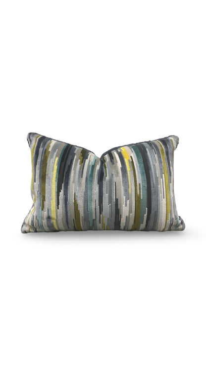 Lumbar Pillow Benito Verditer 12x18" Knife Edge Cover