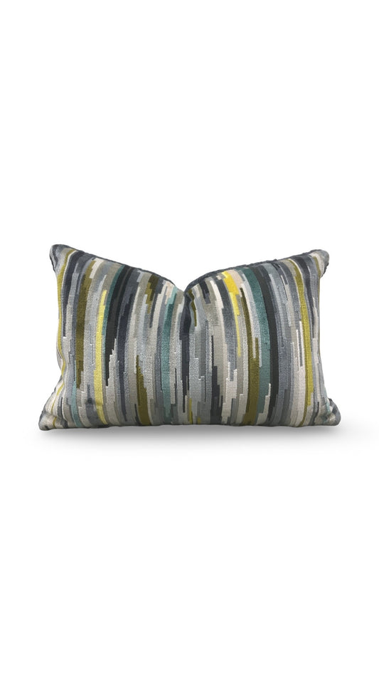 Lumbar Pillow Benito Verditer 12x18" Knife Edge Cover