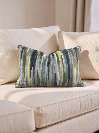 Lumbar Pillow Benito Verditer 12x18" Knife Edge Cover