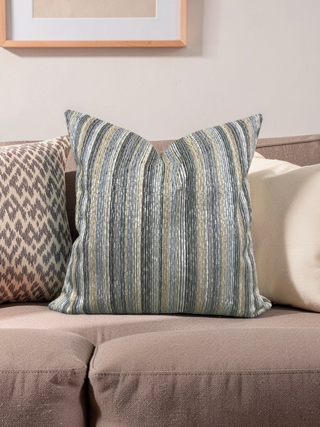 Romo Decorative Pillow Issia Tamarind 20x20" Knife Edge Cover