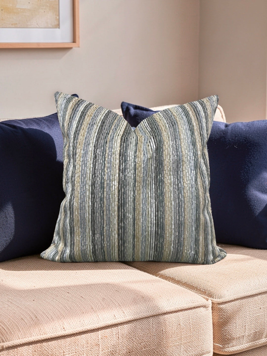 Romo Decorative Pillow Issia Tamarind 20x20" Knife Edge Cover