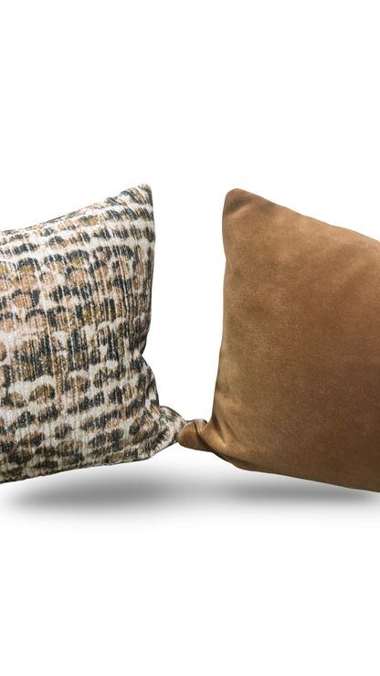 Designer Fabric Ezri Sorbet 12x18" Knife Edge Lumbar Pillow