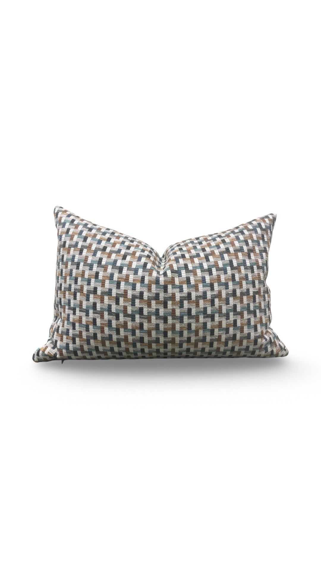 Romo Lumbar Pillow Arturo Copper 12x18" Knife Edge Cover