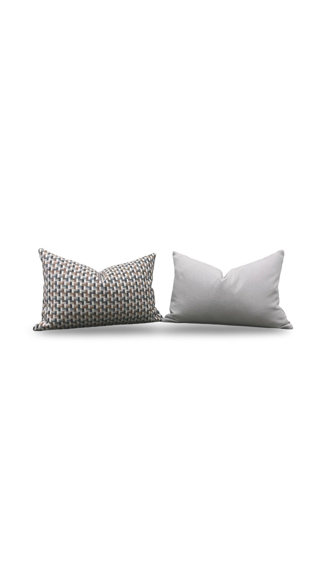 Romo Lumbar Pillow Arturo Copper 12x18" Knife Edge Cover