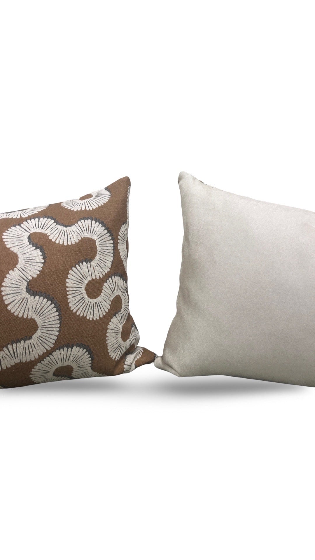 Romo Lumbar Pillow Kezia Copper 12x18" Knife Edge Cover