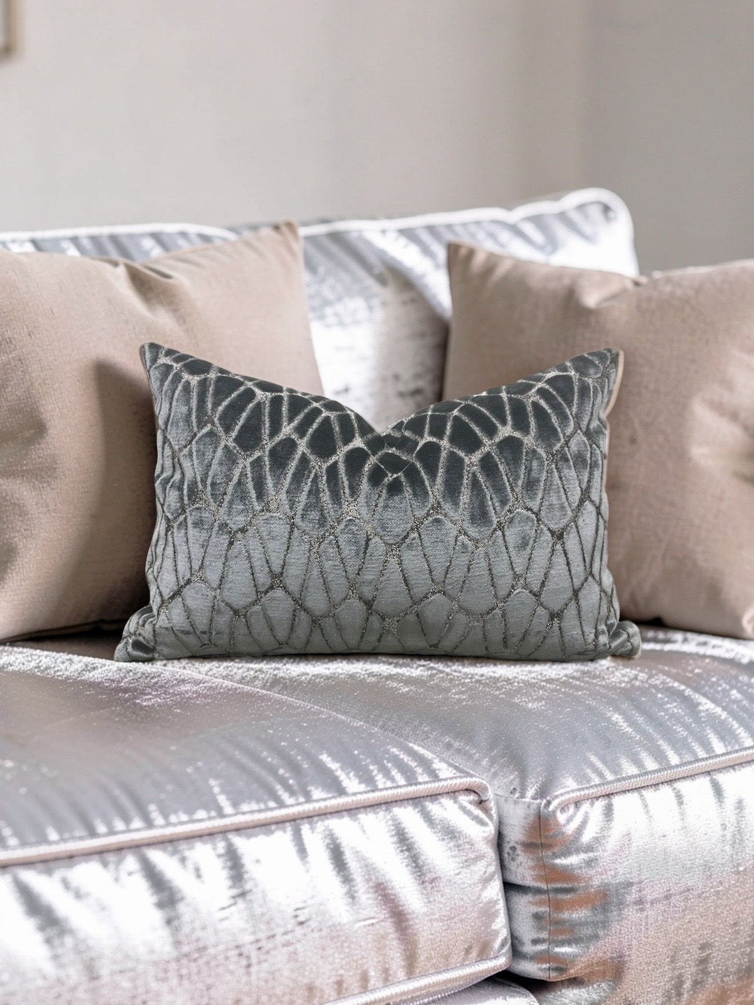 Lumbar Pillow Rombo Storm 12x18" Knife Edge Cover