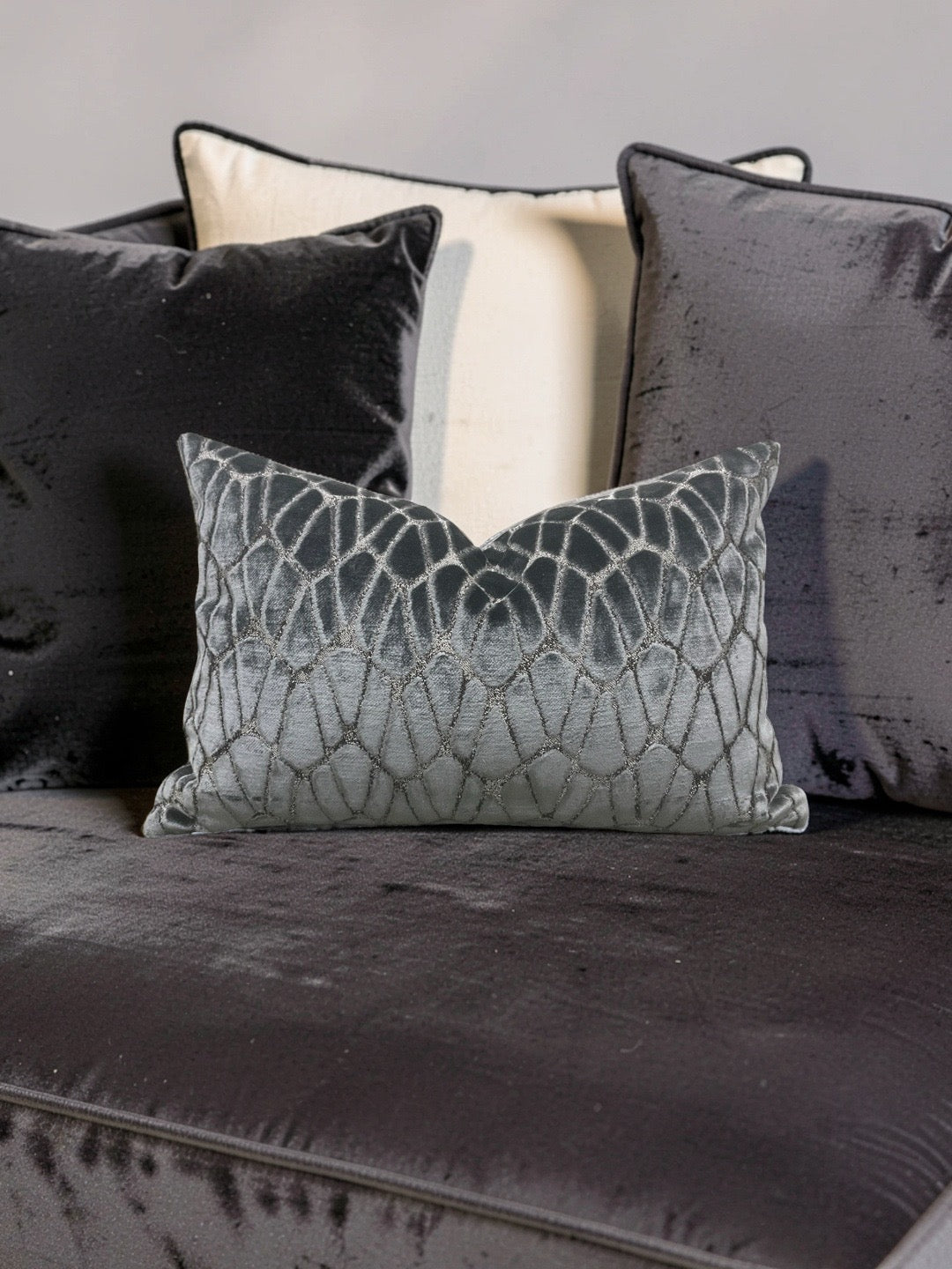 Lumbar Pillow Rombo Storm 12x18" Knife Edge Cover