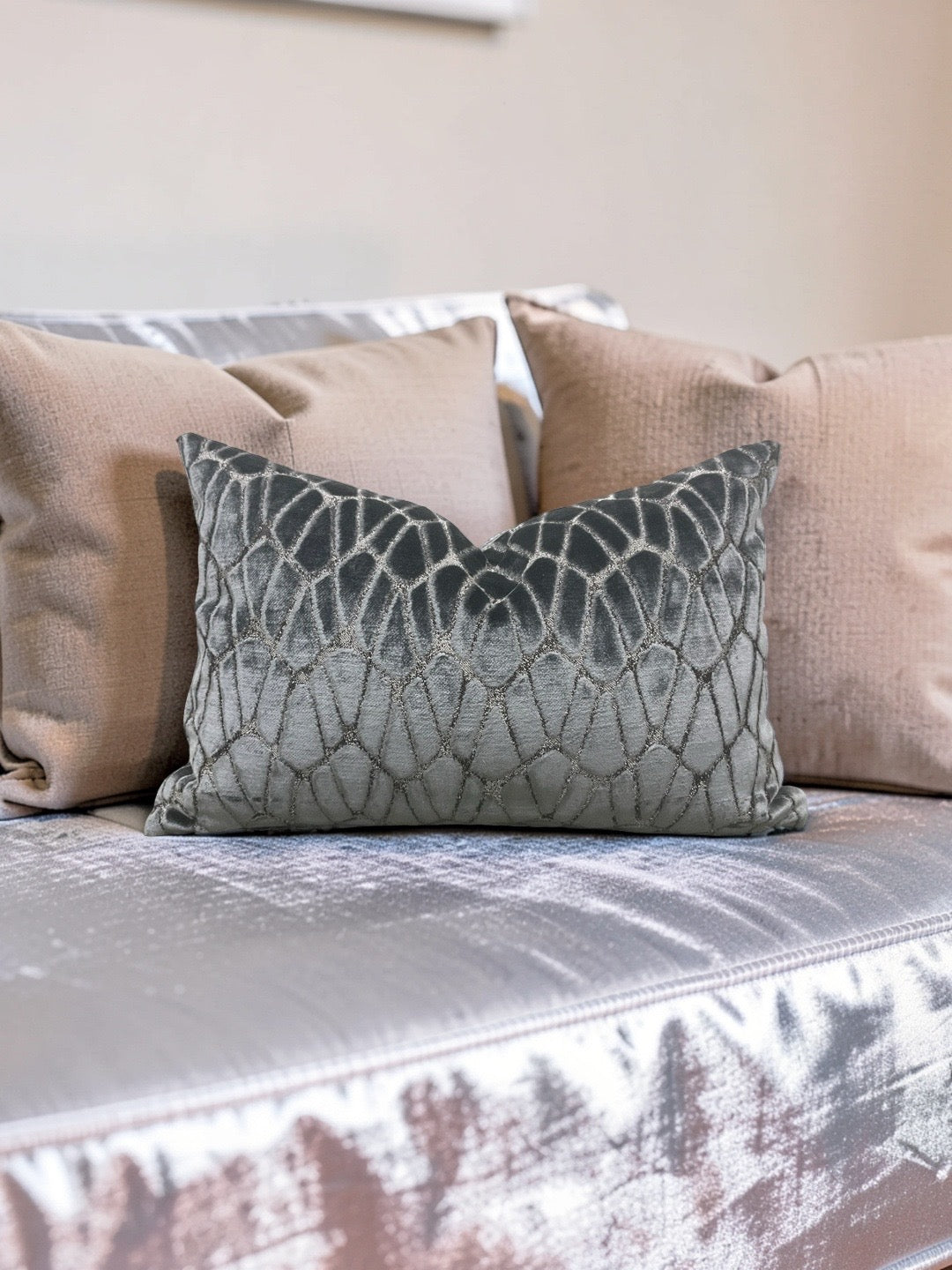 Lumbar Pillow Rombo Storm 12x18" Knife Edge Cover