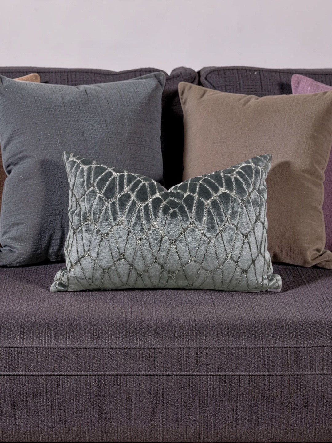 Lumbar Pillow Rombo Storm 12x18" Knife Edge Cover