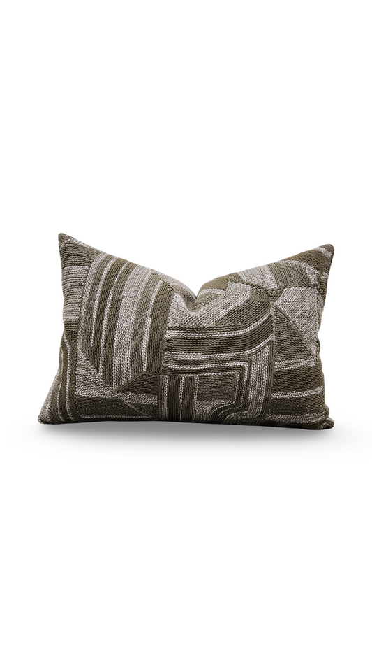 Lumbar Pillow Modulo Wakame 12x18" Knife Edge Cover