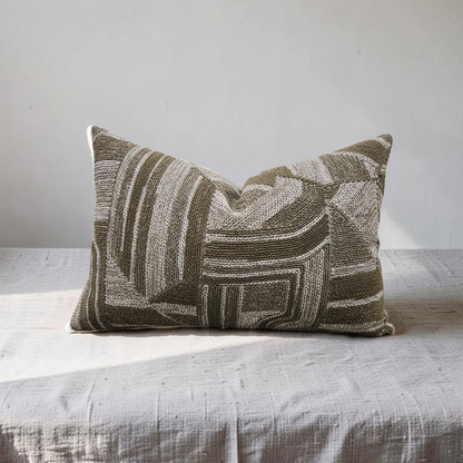 Lumbar Pillow Modulo Wakame 12x18" Knife Edge Cover