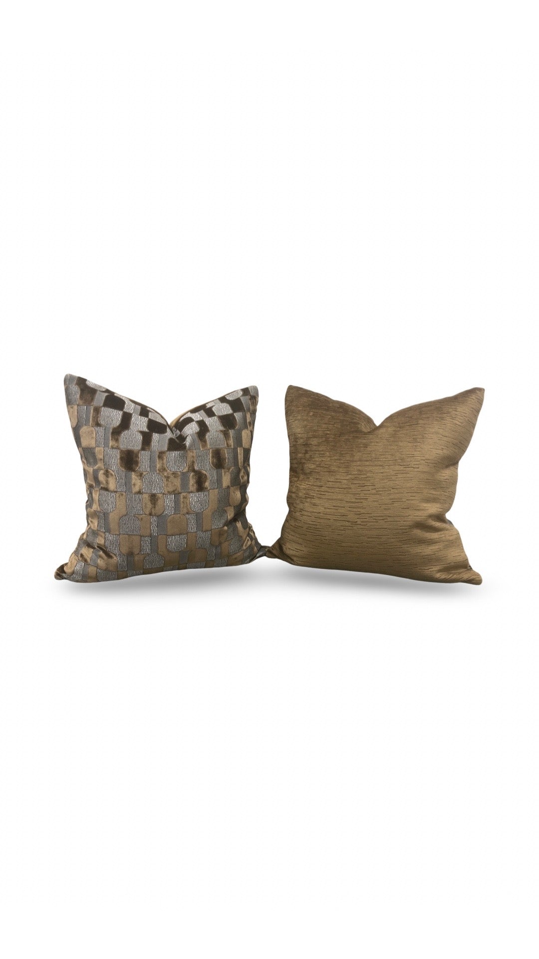 Decorative Pillow Arkose Cumin - 20x20" Knife Edge Cover