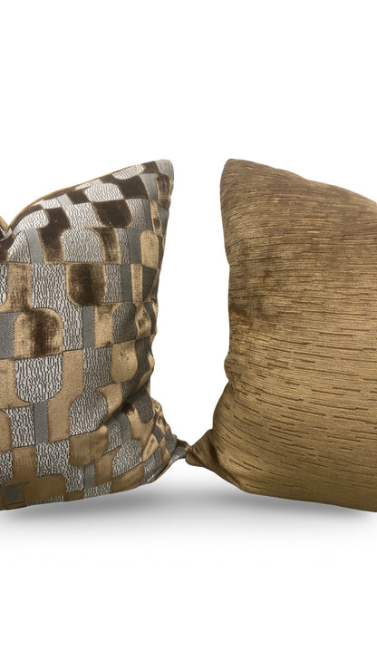 Decorative Pillow Arkose Cumin - 20x20" Knife Edge Cover