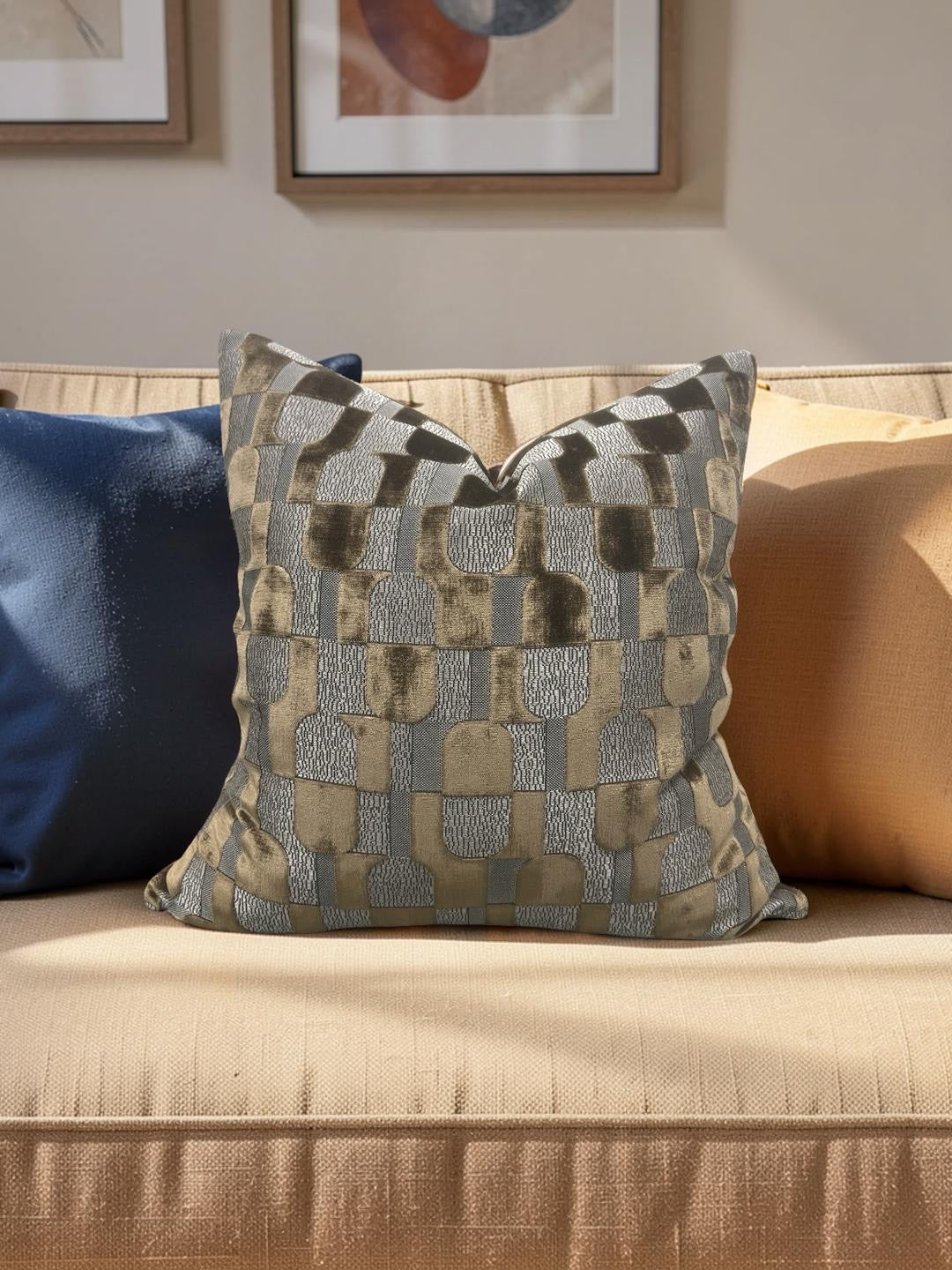 Decorative Pillow Arkose Cumin - 20x20" Knife Edge Cover