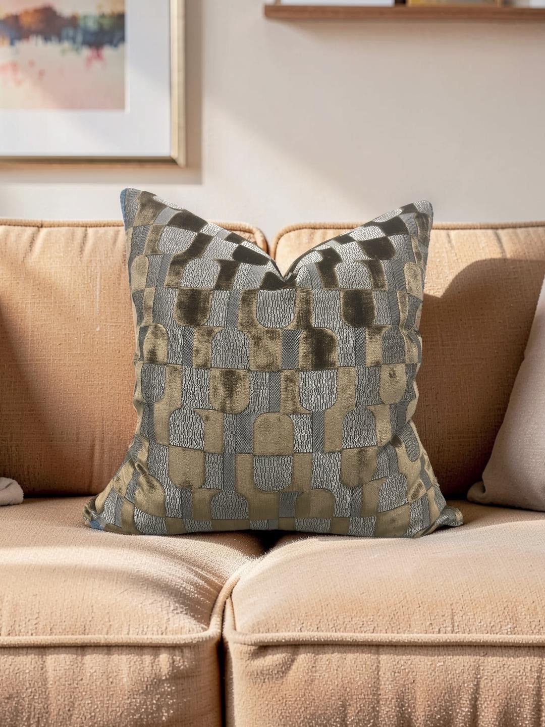 Decorative Pillow Arkose Cumin - 20x20" Knife Edge Cover