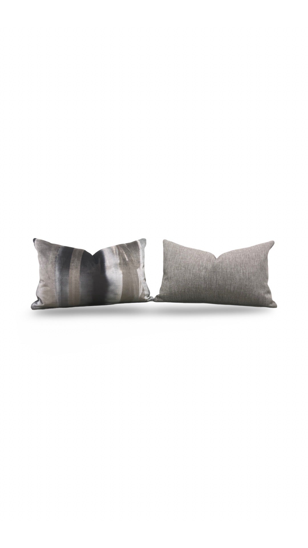 Lumbar Pillow Viridis Pumice 12x18" Knife Edge Cover