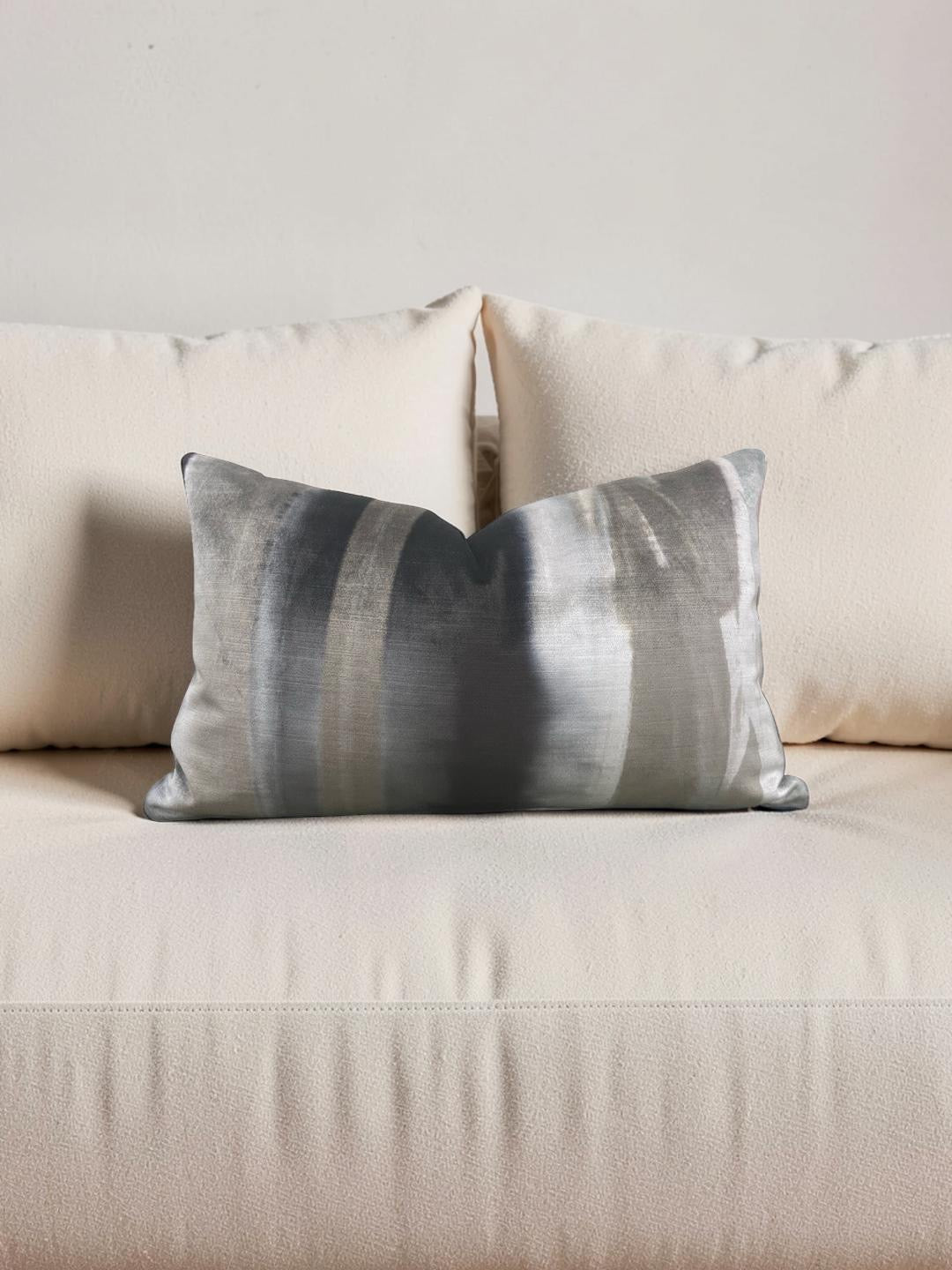 Lumbar Pillow Viridis Pumice 12x18" Knife Edge Cover