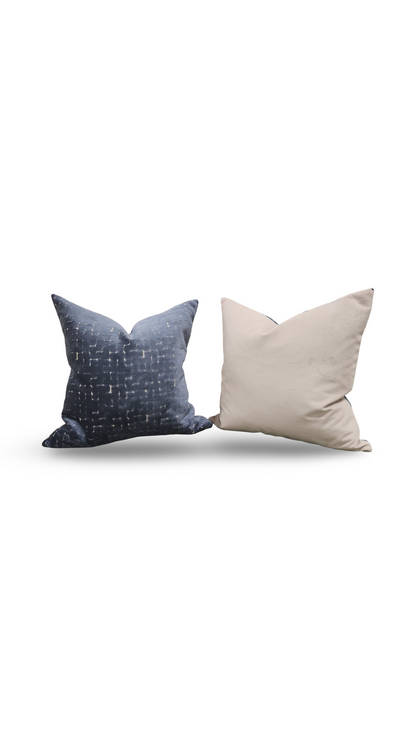 Decorative Pillow Riom Ink 20x20" Knife Edge Cover