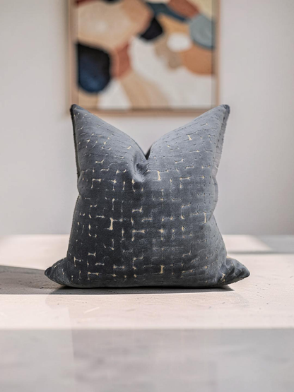 Decorative Pillow Riom Ink 20x20" Knife Edge Cover