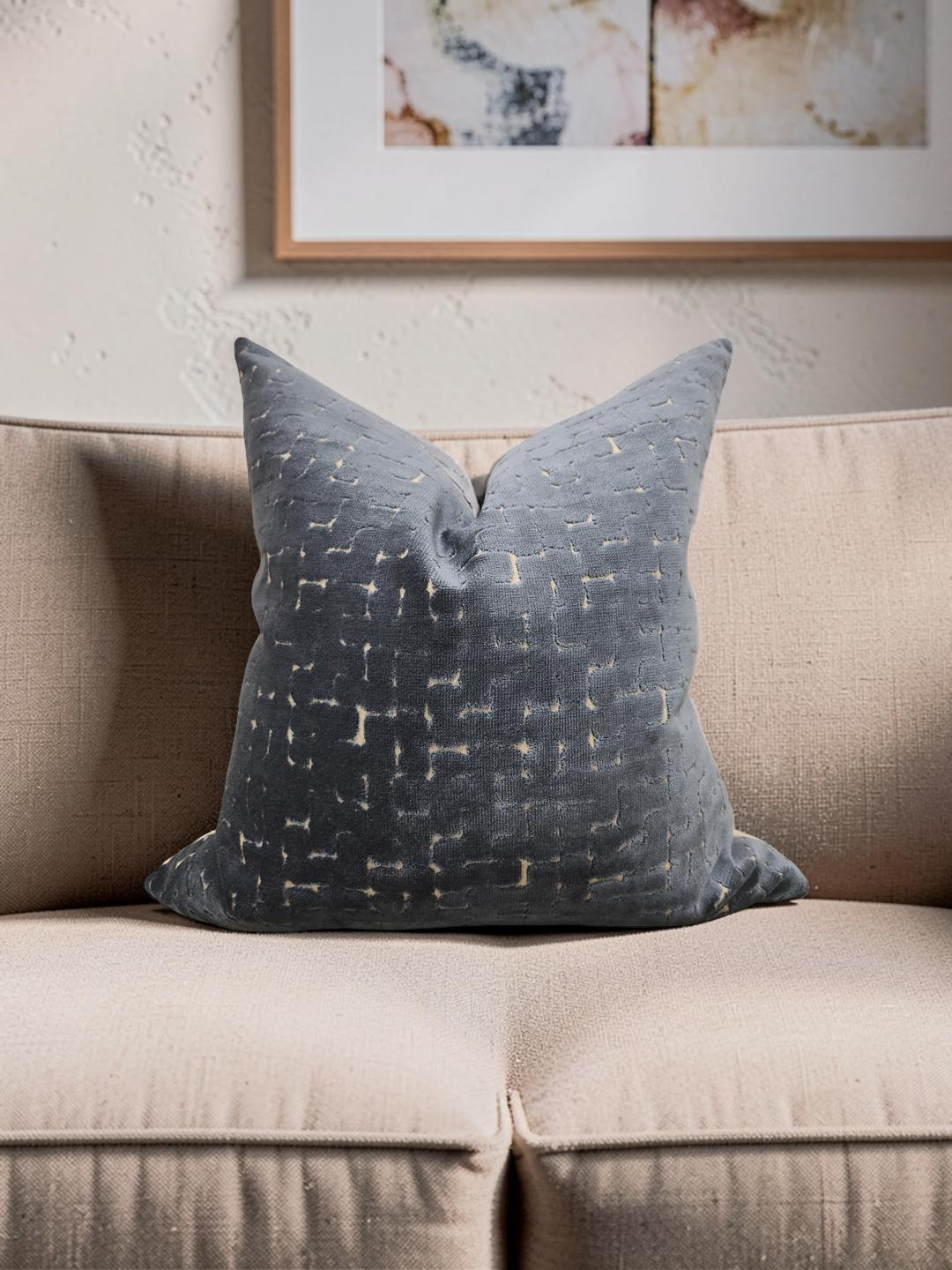 Decorative Pillow Riom Ink 20x20" Knife Edge Cover
