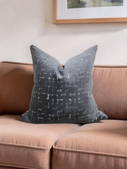 Decorative Pillow Riom Ink 20x20" Knife Edge Cover