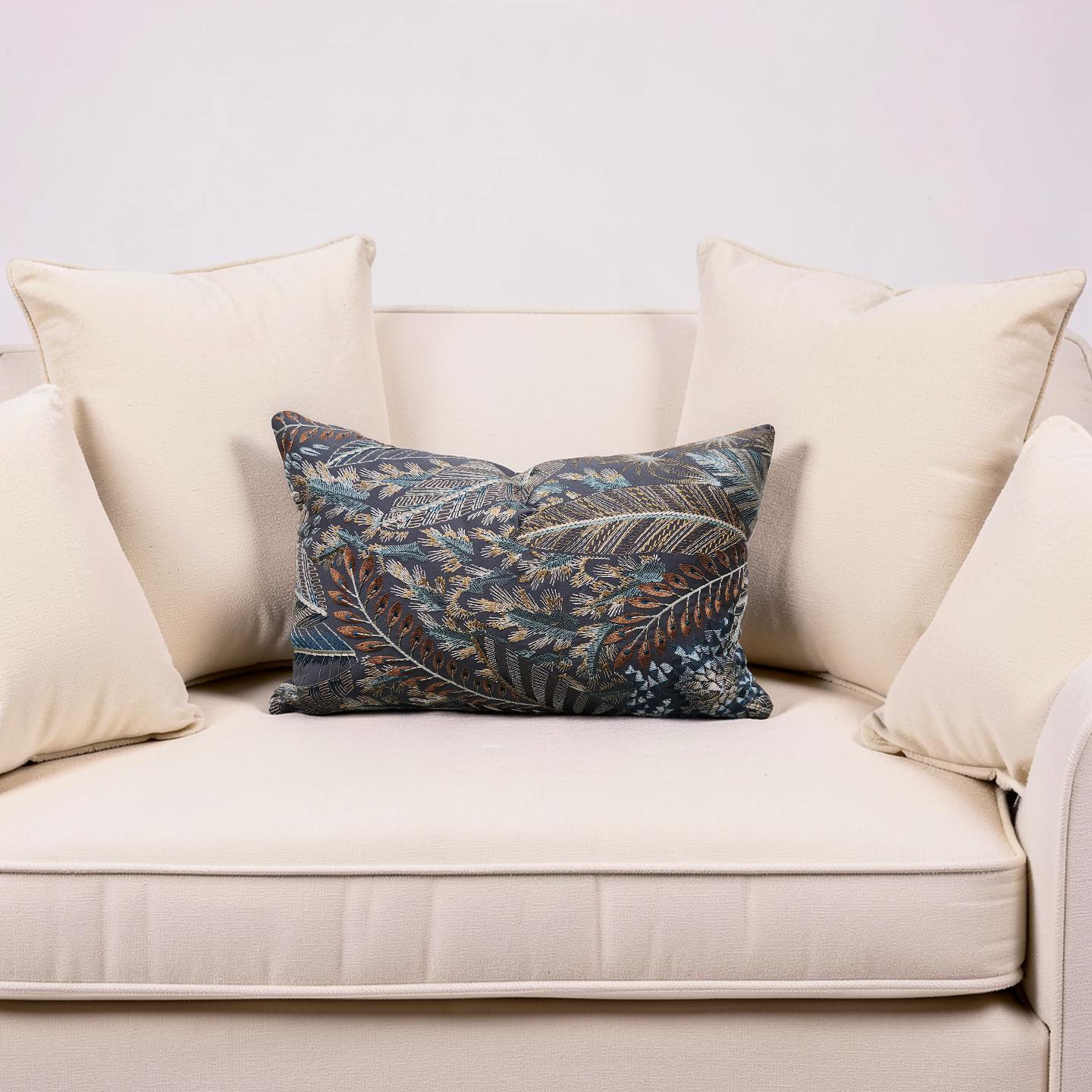 Lumbar Pillow Chiraco Spice 12x18" Knife Edge Cover
