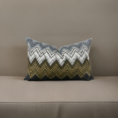 Zenith Muscovado 12x18" Knife Edge Decorative Lumbar Pillow