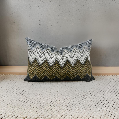 Zenith Muscovado 12x18" Knife Edge Decorative Lumbar Pillow