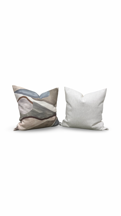 Decorative Pillow Figura Ashlar 20x20" Knife Edge Cover