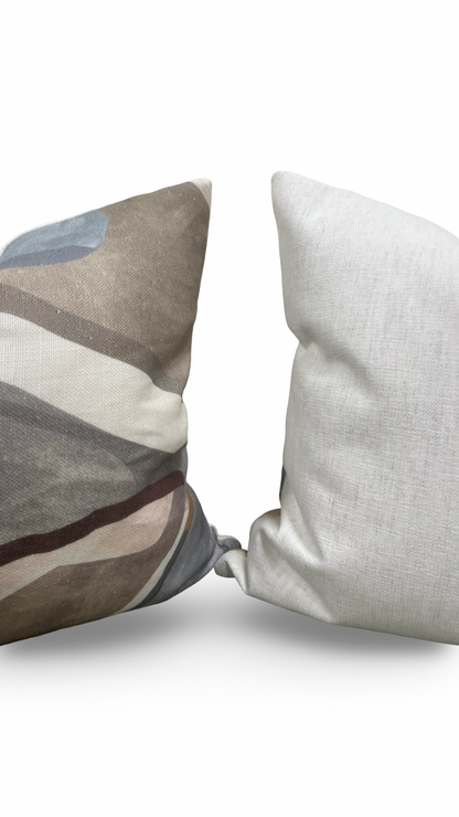 Decorative Pillow Figura Ashlar 20x20" Knife Edge Cover