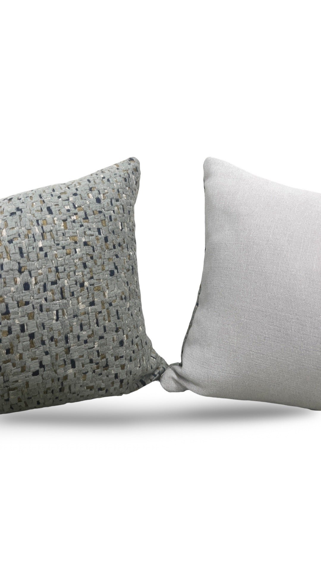 Lumbar Pillow Tanira Jadeite 12x18" Knife Edge Cover