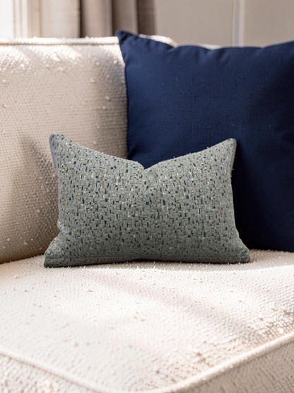 Lumbar Pillow Tanira Jadeite 12x18" Knife Edge Cover