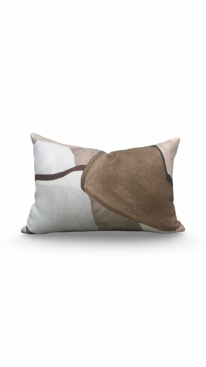 Lumbar Pillow Figura Ashlar 12x18" Knife Edge Cover
