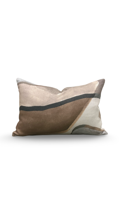 Lumbar Pillow Figura Ashlar 12x18" Knife Edge Cover